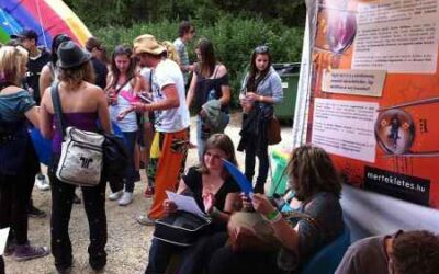 "Helló, itt lehet tekerni?" A Kék Pont Sátor beszámolója a VOLT-ról