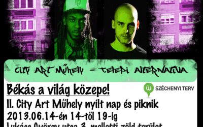 Irie Maffia MC-k a II. City Art Műhely Nyílt Napon